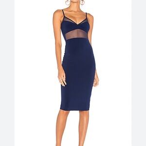 Nookie Midnight Blue Midi Dress